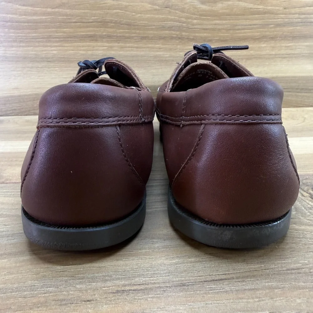 LL BEAN Blucher Mocs Loafer Mens 10.5 Handsewn Casual Vacation Boat Travel